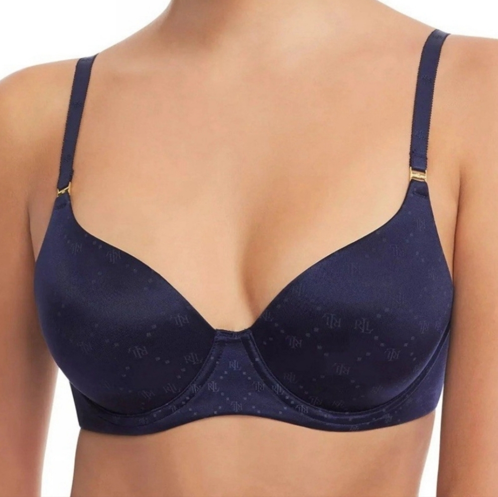 NWT Ralph Lauren Comfort Underwire Full Coverage Lined Women's T-Shirt Bra